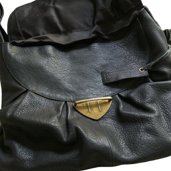 Vintage Aldo Navy Blue Satchel‎ Handbag with Two Pockets - Picture 4 of 7